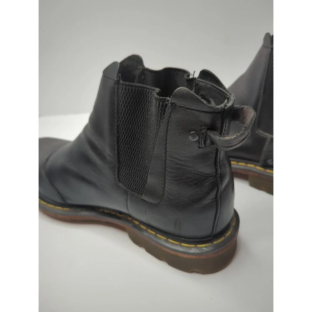 Dr. Martens 8B91 Black Leather Chelsea Boots Mens 11 Vintage Rare Grunge Y2K Lug